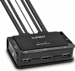 Przełącznik Lindy Adap Switch KVM 2-port | 42345 | 4002888423458