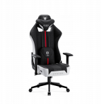 Fotel Diablo Chairs Materiałowy Fotel Diablo X-Player 2.0 Small: Biało-czarny | 5904405579114 | 5904405579114