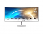 MSI Pro/MP341CQW/34"/VA/3440x1440/100 Hz/1 ms/biela/2R | PRO MP341CQW | 4719072978198