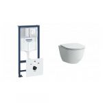 Potinkinio rėmo ir pakabinamo klozeto komplektas Grohe 38827000 + Laufen H8669570000001 | 38827000H86695700000