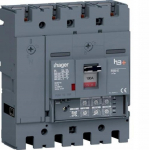 Hager Wyłącznik mocy 4P 100A 70kA h3+ P250 LSI HET101JR | HET101JR | 3250613176259