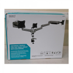 SALE OUT. DIGITUS Triple monitor mount, 3x 27", 3x 6 kg | Digitus Desk Mount | Triple Monitor Gas Spring Mount DA-90363 | Adjustable Height, Tilt, Swivel | 15-27 " | Maximum weight (capacity) 3x6 kg | DAMAGED PACKAGING | Silver | DA-90363SO | 2000001 ...