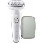 Braun Epilator | Silk-&eacute;pil 9 SES9-000 | Operating time (max) 50 min | Number of power levels 2 | Wet & Dry | White/Silver | SES9-000 | 8700216963404
