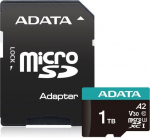 Micro SD PremierPro 1TB UHS1 U3 V30 100/85 MB/s + adapter | AUSDX1TUI3V30SA2-RA1 | 4711085945273