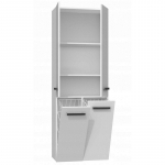 Topeshop NEL 2K DD BPOŁ bathroom storage cabinet White | NEL 2K DD BPOŁ KPL | 5902838467602