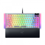 Razer Hot-swappable Mechanical Gaming Keyboard | BlackWidow V4 75% | Gaming Keyboard | Wired | US | Razer Mechanical Switches (Tactile) | Phantom White Edition | RZ03-05003500-R3M1 | 8887910073834