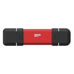 Silicon Power DS72 USB flash drive 250 GB USB Type-A / USB Type-C 3.2 Gen 2 (3.1 Gen 2) Red | SP250GBUC3S72VPR | 4713436162568