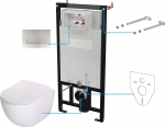 Deante Zestaw WC podtynkowy 6 w 1 (CDEF6ZPW) | CDEF6ZPW | 5907650866145