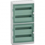 SCHNEIDERE Rozdzielnica hermetyczna Schneider Mureva / d. Kaedra 4x18 IP65 UV MRV-4-18-NT-T 13437 natynkowa drzwi transparentne | 13437 | 3303430134374