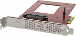 Kontroler Icy Dock We-Ra. IcyDock 1x U2 / U3 Pcie 4.0 NVMe SSD to Oculink Slim | MB411V4PO-2B | 4713227446013