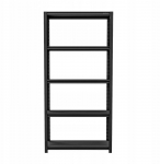 Jan Nowak Regał metalowy do garażu SAM, 900 x 1830 x 450 mm, All Black: czarny | 5904405577165 | 5904405577165