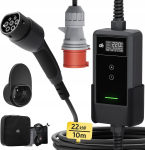 Ładowarka Przenośna ładowarka wallbox d auta EV 22kW Typ 2 na siłę 10m | 6975828001710 | 6975828001710