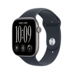 Apple Watch Series 12 (2026) GPS 46mm Space Gray Alu Case, Navy Blue Sport Band S/M EU MJEH4 - ONLY BOX DAMAGE | MJEH4ZRADMG | 195951226699-D