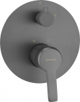 Bateria wannowa Deante Deante Arnika Titanium Bateria podtynkowa jednouchwytowa z przełącznikiem natrysku | BQA D44P | 5908212092101