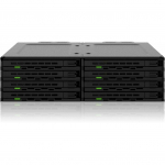 Kieszeń Icy Box IcyDock  8x2.5'' SATA/SAS in 1x5.25''m bay mobile rack | MB038SP-B | 4713227445696