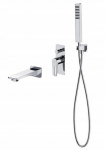 Cersanit SET B727 Zestaw wannowy podtynkowy MILLE chrom (S952-037) | S952-037 | 5901771078951
