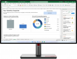 Monitor Lenovo LENOVO ThinkVision P27h-30 27inch 2560x1440 IPS 16:9 350cd/m2 HDMI DP USB Hub | 63A1GAT1EU | 196379715376