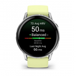 Garmin Venu 010-03014-02 smartwatch / sport watch 3.56 cm (1.4") AMOLED 45 mm Digital 454 x 454 pixels Touchscreen Silver Wi-Fi GPS (satellite) | 010-03014-02 | 753759356811