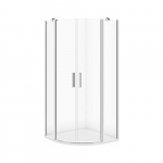 Cersanit S162-010 kabina p&oacute;łokrągła Moduo 90x90x195 szkło transparentne (S162-010) | 5902115765841 | 5902115765841