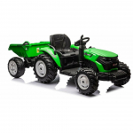 Lean Cars Traktor Na Akumulator HC-306 Z Przyczepą Jasno Zielony 24V | 25073 | 5905991061335
