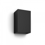 Philips Hue WCA Resonate Outdoor Wall Lantern, Black | 8 W | 2000-6500 Hue White Colour Ambiance | 915005842901 | 8718696174388