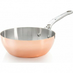 De Buyer De Buyer Prima Matera Saut&eacute; Pan Copper/Steel 24cm curved induc. | DB6236-24 | 3011246236242