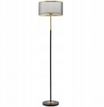 Lampa podłogowa Light Style Living Metalowa lampa podłogowa, czarna, 153 cm | 8024609366802 | 8024609366802