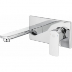 Bateria umywalkowa KFA Mokait ścienna chrom (5539-810-00) | 5539-810-00 | 5907571552240