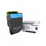 Toner Lexmark 71B0H20 Cyan Oryginał  (71B0H20) | 71B0H20 | 734646642583