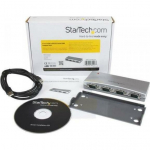 Adapter USB StarTech USB-A - RS-232 x4 Szary  (S55056332) | S55056332 | 0065030825177