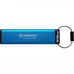 Kingston IronKey Keypad 200C/512 GB/USB 3.2/USB-C/modr&yacute; | IKKP200C/512GB | 740617336597