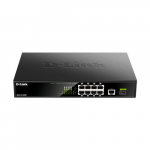 D-Link | 10 Gigabit port Switch with PoE | DGS-1010MP | Unmanaged | Desktop / Rackmount | Gigabit Ethernet (copper) ports quantity 1 | SFP ports quantity 1 | Power over Ethernet (PoE) ports quantity 8 | DGS-1010MP/E | 790069439872