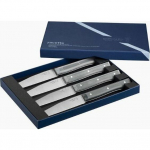 Opinel Table Knives Facette Set of 4 Slate | 002565 | 3123840025655
