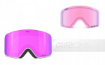 Giro Gogle zimowe METHOD WHITE STACKED (Cylindrical) (Szyba lustrzana kolorowa VIVID-Carl Zeiss PINK 19-42% S2 + Szyba lustrzana kolorowa VIVID-Carl Zeiss INFRARED 58% S1) | GR-7171980 | 196178135849