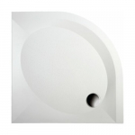 Sourcing SET LARGO RO90 shower tray, panel white | 4752118007155 | 4752118007155