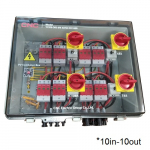 PV Combiner Box, DC 10in-10out, IP66 | NV822553 | 6978567817413