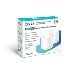 AX3000 Whole Home Mesh Wi-Fi 6 System | Deco X60 (2-pack) | 802.11ax | 2402+574 Mbit/s | 10/100/1000 Mbit/s | Ethernet LAN (RJ-45) ports 2 | Mesh Support Yes | MU-MiMO Yes | Antenna type 4xInternal per Deco uni | Deco X60(2-pack) | 6935364085599