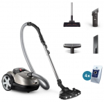 Vacuum Cleaner|PHILIPS|Cordless|900 Watts|Capacity 4 l|Noise 75 dB|Black / Grey|Weight 5.3 kg|XD8152/12 | XD8152/12 | 8720389037955