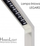 Lampa podłogowa HanksLight Lampa LED,,stojąca, alu,1200*2146mm,up21W/down36W,4000K | 4703010 (LEGARD) | 5902115409844