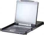 Konsola KVM Aten ATEN KVM 16 port LCD LED 19'' + keyboard + touchpad USB-PS/2, IP Admin - CL5716IN-ATA-AG | CL5716IN-ATA-AG | 4719264645631