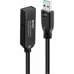 Kabel USB Lindy USB-A - USB-C 10 m Czarny (43376) | 43376 | 4002888433761