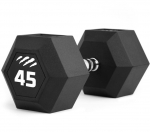 Tiguar Hantel WHEX0450 gumowany 1 x 45 kg | TI-WHEX0450 | 5902860494591