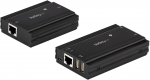HUB USB StarTech .com 4 Port USB 2.0 Extender-Hub przez pojedynczy kabel CAT5e/CAT6 Ethernet (RJ45) - 100 m - USB Extender Hub Adapter - obudowa metalowa - Zewnętrzne zasilanie - 480 Mbit/s (USB2004EXT100) - Rozszerzenie USB - USB 2.0 - przez CAT 5e/ ...