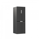 Whirlpool Refrigerator | WHK 26362 XBR4E | Energy efficiency class E | Free standing | Combi | Height 186.5 cm | No Frost system | Fridge net capacity 201 L | Freezer net capacity 106 L | Display | 37 dB | Black | WHK 26362 XBR4E | 8003437905100