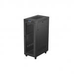 Standing rack cabinet 19 inch 32U 600x1000 perforated door LCD black (Flat pack) | FF01-6032-23BL | 5901969446852