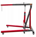 Forcekraft Żuraw warsztatowy 2t hydrauliczny składany podnośnik (max. dł.wysięgnika: 1010mm, podnoszenia 2060mm) (2 paczki) | FK-T31002CE | 5906692118496