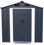 Funfit Domek narzędziowy ogrodowy blaszany 199x131x196cm | 5905771302306 | 5905771302306