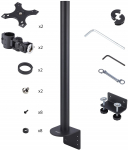 StarTech uchwyt / stojak do monitor&oacute;w 124,5 cm (49'') Biurko Czarny | H2MPV-MONITOR-MOUNT | 0065030908306