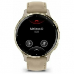 Garmin 010-02785-55 smartwatch / sport watch 3.05 cm (1.2") AMOLED 41 mm Digital 390 x 390 pixels Touchscreen Gold Wi-Fi GPS (satellite) | 010-02785-55 | 753759329693