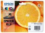 Tusz Epson Oryginalny zestaw tuszy 33 XL Multipack, CMYK (C13T33574011) | C13T33574011 | 8715946645292